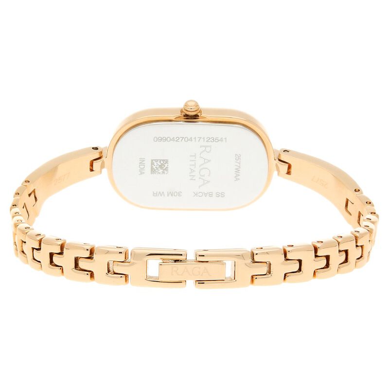 Titan Raga Viva Rose Gold Dial Women Watch With Metal Strap Women's Watch NR2577WM01 - KRISHNA WATCH COMPANY