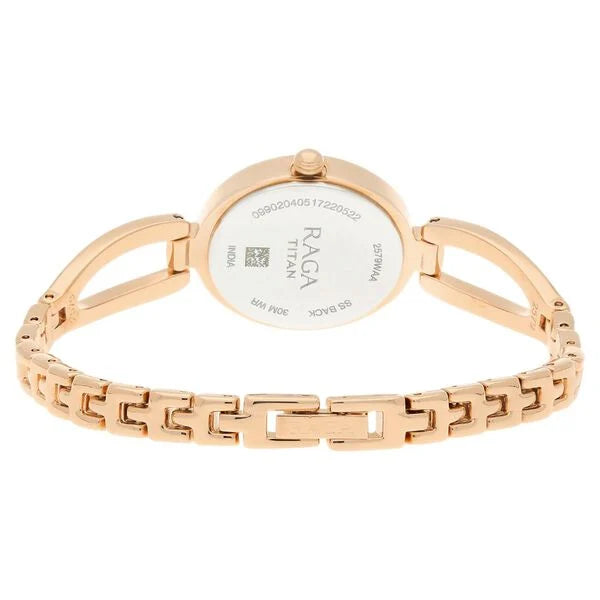 Titan Raga Viva Rose Gold Dial Women Watch With Metal Strap - 2579WM01 - KRISHNA WATCH COMPANY