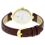 Titan Raga Viva Champagne Dial Analog Leather Strap Watch for Women 2579yl01