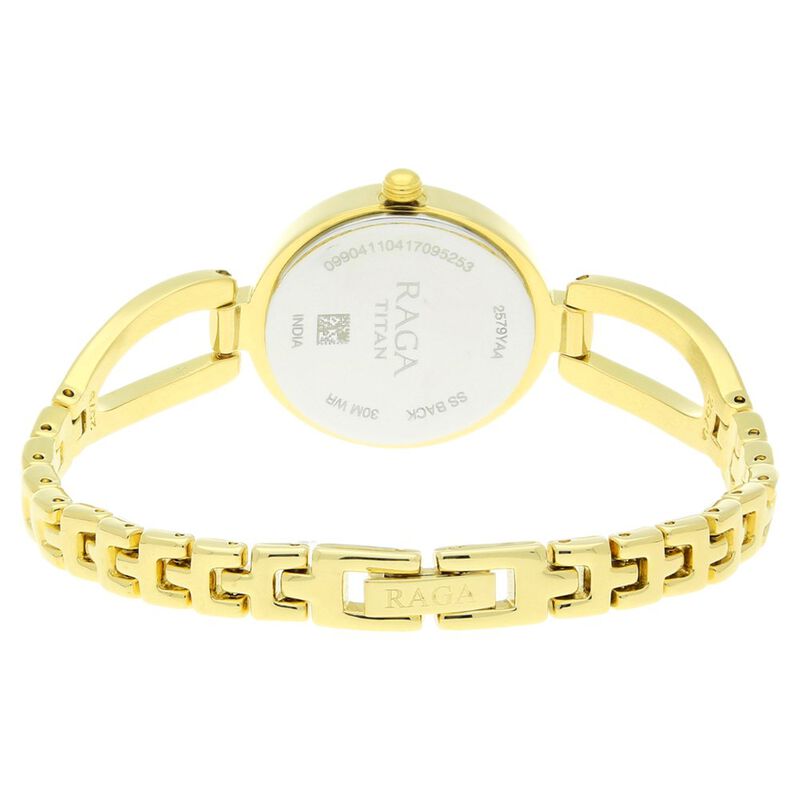 Titan Raga Viva Champagne Dial Women Watch With Metal Strap NR2579YM01 / NS2579YM01 - KRISHNA WATCH COMPANY