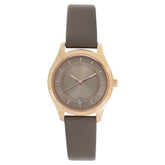 Titan Workwear Anthracite Dial Women Watch With Leather Strap / 2596WL02