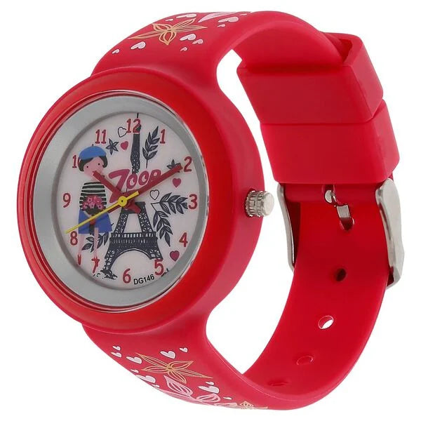 Zoop By Titan Quartz Analog White Dial PU Strap Watch for Kids ns26006pp01w / 26006pp01w - KRISHNA WATCH COMPANY