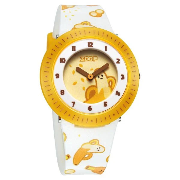 Zoop By Titan Fruit Story Quartz Analog Yellow Dial Plastic Strap Watch For Kids 26007pp11w - KRISHNA WATCH COMPANY