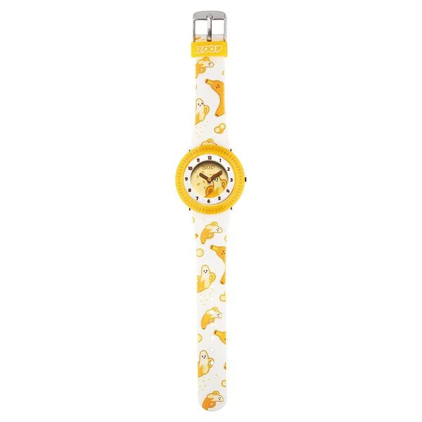 Zoop By Titan Fruit Story Quartz Analog Yellow Dial Plastic Strap Watch For Kids 26007pp11w - KRISHNA WATCH COMPANY