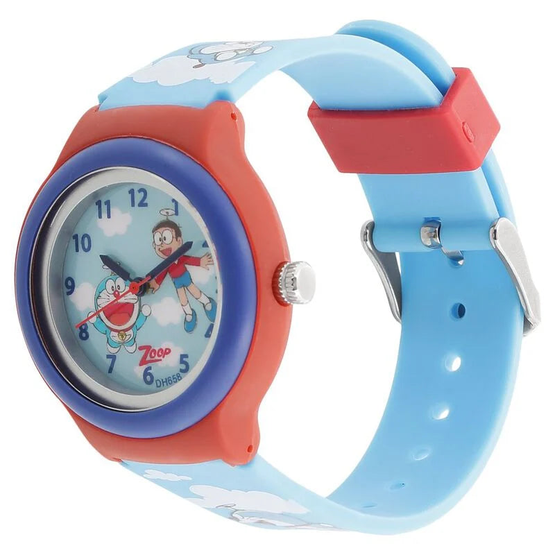 Zoop By Titan Quartz Analog Blue Dial PU Strap Watch for Kids NS26013PP01 - KRISHNA WATCH COMPANY
