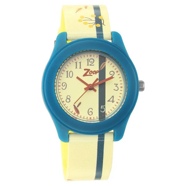 Zoop By Titan Friends From Nature Yellow Dial Plastic Strap for Kids ns26019pp32w / 26019pp32w - KRISHNA WATCH COMPANY