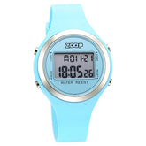 Zoop Digital Dial Blue Silicone Strap Watch For Kids 26024pp03w