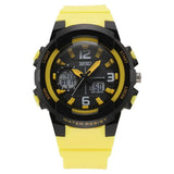 Zoop Pop Upgrages Quartz Analog Digital Black Dial Plastic Strap Watch For Kids 26026pp06w