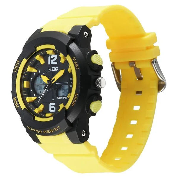 Zoop Pop Upgrages Quartz Analog Digital Black Dial Plastic Strap Watch For Kids 26026pp06w - KRISHNA WATCH COMPANY
