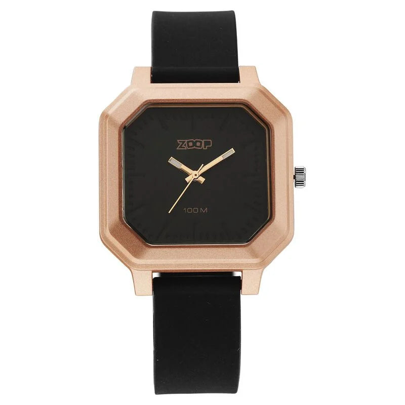 Zoop By Titan Fashion Quartz Analog Black Dial Silicone Strap Watch for Kids 26029PP01 - KRISHNA WATCH COMPANY