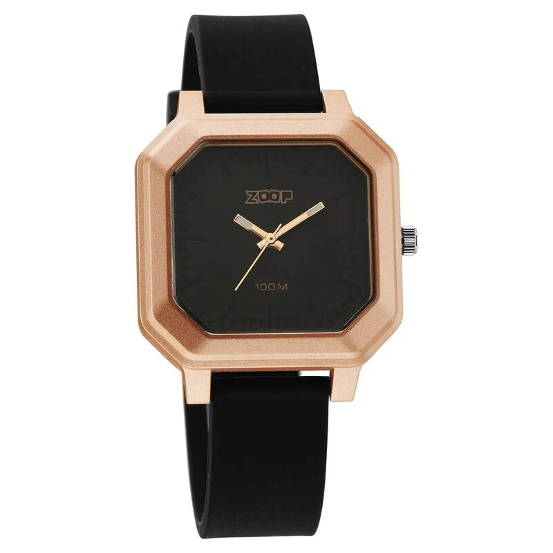 Zoop By Titan Fashion Quartz Analog Black Dial Silicone Strap Watch for Kids 26029PP01 - KRISHNA WATCH COMPANY