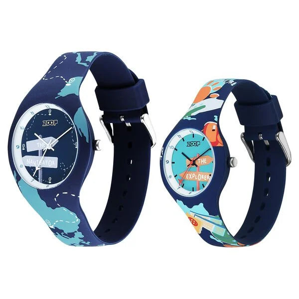 Titan Zoop Parent & Child Analog Pair Watch for Boys Girls Kids 2603116041PP02W - KRISHNA WATCH COMPANY