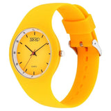 Zoop By Titan Pop Integrated Quartz Analog Yellow Dial Silicone Strap Watch for Kids 26031pp05w