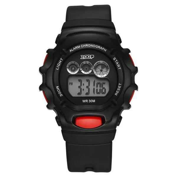 Zoop By Titan Pop Colour Digital Digital Black Dial Plastic Strap Watch For Kids 26035pp05w - KRISHNA WATCH COMPANY