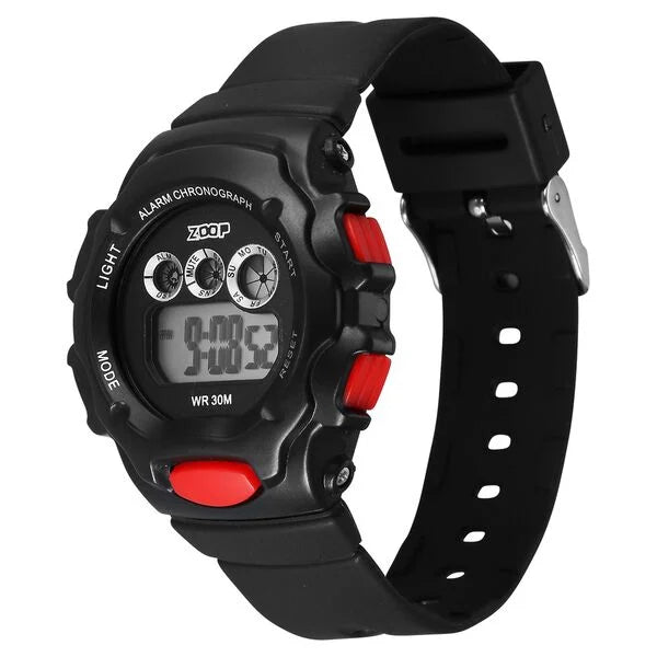 Zoop By Titan Pop Colour Digital Digital Black Dial Plastic Strap Watch For Kids 26035pp05w - KRISHNA WATCH COMPANY