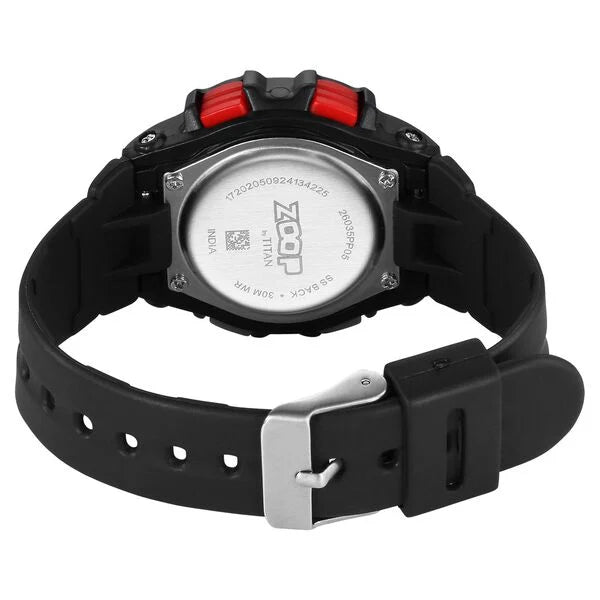 Zoop By Titan Pop Colour Digital Digital Black Dial Plastic Strap Watch For Kids 26035pp05w - KRISHNA WATCH COMPANY