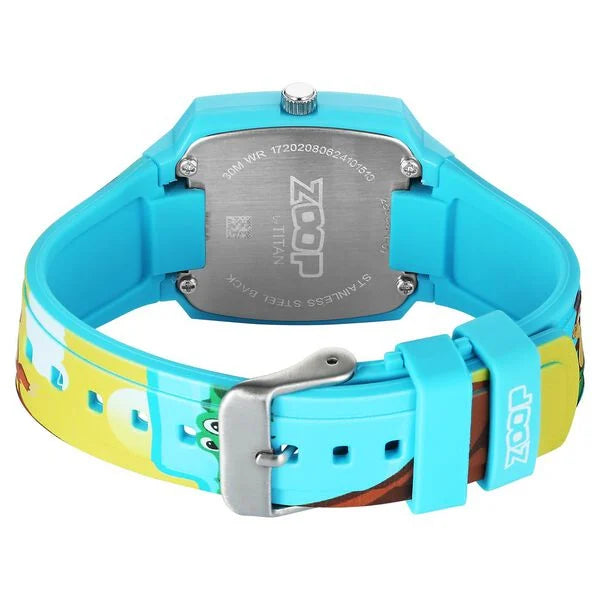Zoop By Titan Forest Story Quartz Analog Blue Dial Silicone Strap Watch For Kids 26039pp01w - KRISHNA WATCH COMPANY