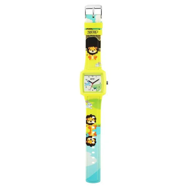Zoop By Titan Forest Story Quartz Analog Multicoloured Dial Silicone Strap Watch For Kids 26039pp02w - KRISHNA WATCH COMPANY
