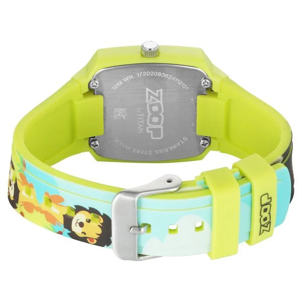 Zoop By Titan Forest Story Quartz Analog Multicoloured Dial Silicone Strap Watch For Kids 26039pp02w - KRISHNA WATCH COMPANY
