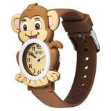 Zoop By Titan Friends from Nature Quartz Analog Brown Dial Plastic Strap Watch For Kids 26046pp01
