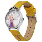 Zoop By Titan Disney Princess Quartz Analog Silver Dial Leather Strap Watch For Kids 26048sl01