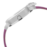 Zoop By Titan Disney Princess Quartz Analog Silver Dial Leather Strap Watch For Kids 26049sl01