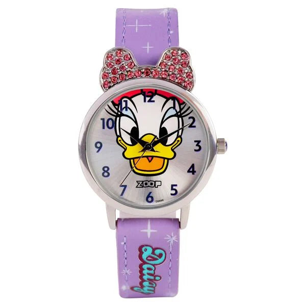 Zoop Disney Daisy Duck Analog Watch for Girls Kids, from House of Titan 26055sl01 - KRISHNA WATCH COMPANY