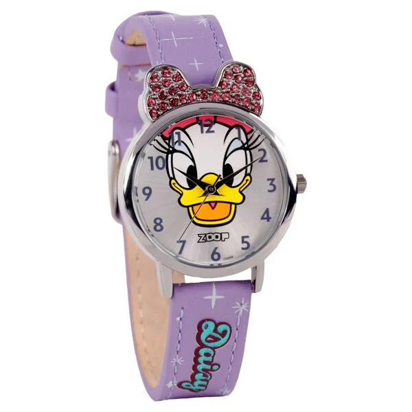 Zoop Disney Daisy Duck Analog Watch for Girls Kids, from House of Titan 26055sl01 - KRISHNA WATCH COMPANY