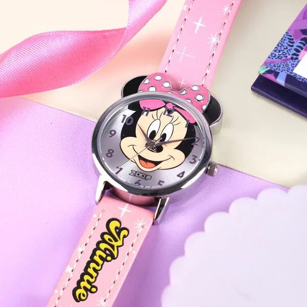 Zoop Disney Minnie Mouse Analog Watch for Girls Kids, from House of Titan 26056sl01 - KRISHNA WATCH COMPANY