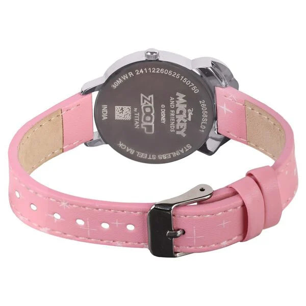 Zoop Disney Minnie Mouse Analog Watch for Girls Kids, from House of Titan 26056sl01 - KRISHNA WATCH COMPANY