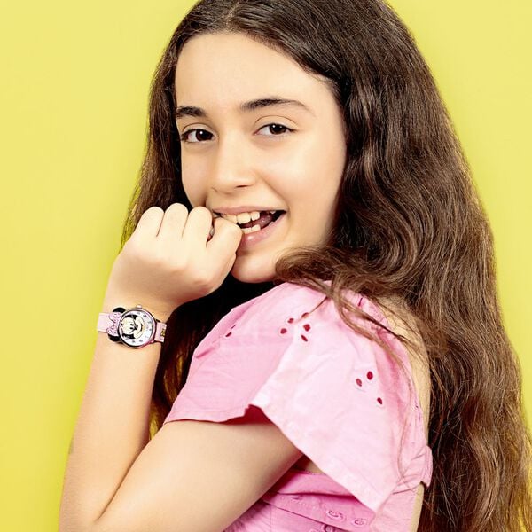 Zoop Disney Minnie Mouse Analog Watch for Girls Kids, from House of Titan 26056sl01 - KRISHNA WATCH COMPANY