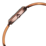 Titan Raga Viva Quartz Analog Brown Dial Brown Metal Strap Watch for Women 2606QM03