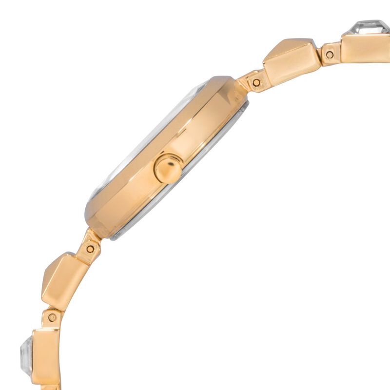 Titan Raga Viva Silver Dial Analog with Date Golden Metal Strap watch for Women - 2606YM01 - KRISHNA WATCH COMPANY