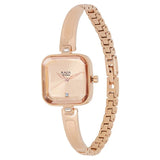 Titan Raga Viva Rose Gold Dial Women Watch With Metal Strap / 2607WM01