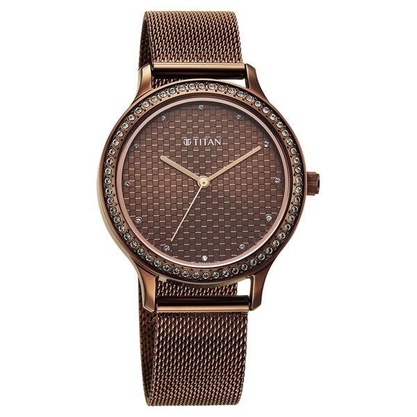 Titan Purple Superheads Quartz Analog Watch For Women 2634qm03 - KRISHNA WATCH COMPANY