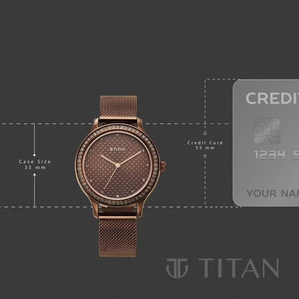 Titan Purple Superheads Quartz Analog Watch For Women 2634qm03 - KRISHNA WATCH COMPANY