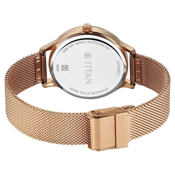 Titan Purple Superheads Quartz Analog Watch For Women - 2634WM06 - KRISHNA WATCH COMPANY
