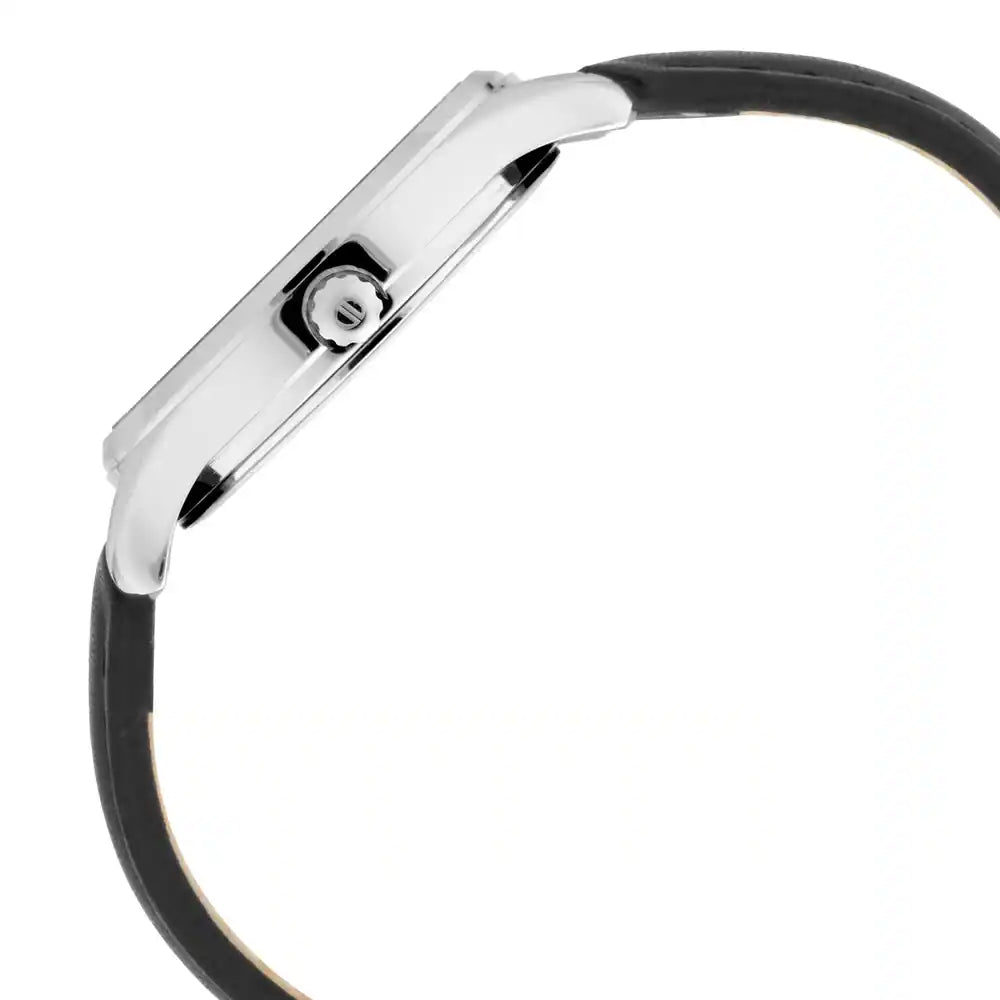 TITAN Workwear Watch with Black Dial & Leather Strap - 2639SL01 - KRISHNA WATCH COMPANY