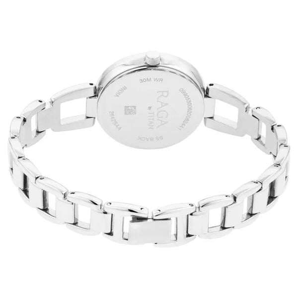 Titan Raga Viva Gun Dial Metal Strap Watch 2642SM01