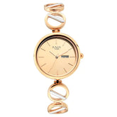 Titan Raga Viva Rose Gold Dial Metal Strap Watch 2644KM02