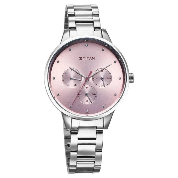 Titan Razzle Dazzle Quartz Analog Watch For Women 2648sm13 - KRISHNA WATCH COMPANY