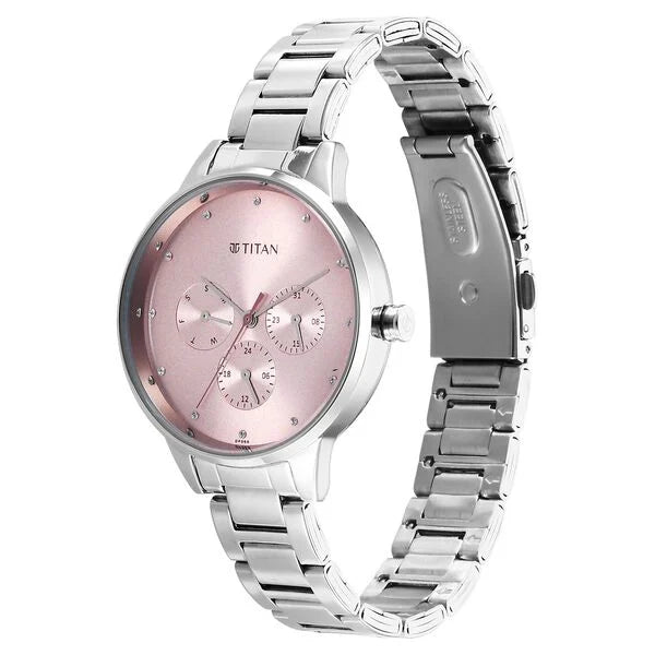 Titan Razzle Dazzle Quartz Analog Watch For Women 2648sm13 - KRISHNA WATCH COMPANY