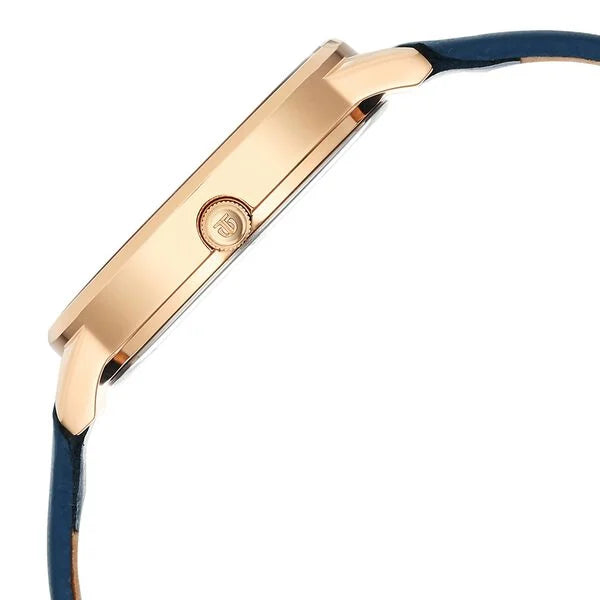 Titan Neo Quartz Analog Blue Dial Leather Strap Watch For Women 2648wl08 - KRISHNA WATCH COMPANY