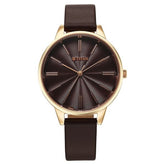 Titan Neo Quartz Analog Maroon Dial Leather Strap Watch For Women 2648wl09