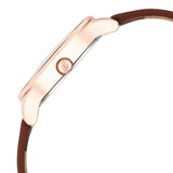 Titan Workwear Silver Dial Women Watch With Leather Strap 2649WL01