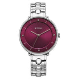 Titan Workwear Quartz Analog Watch For Women 2651sm09