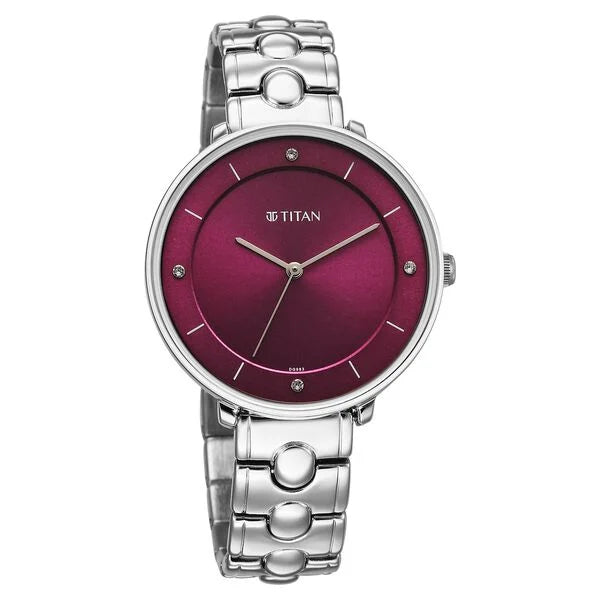 Titan Workwear Quartz Analog Watch For Women - 2651SM09 - KRISHNA WATCH COMPANY