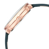 Titan Women's Svelte Black: Multi-Function Watch with Leather Strap - 2651WL02