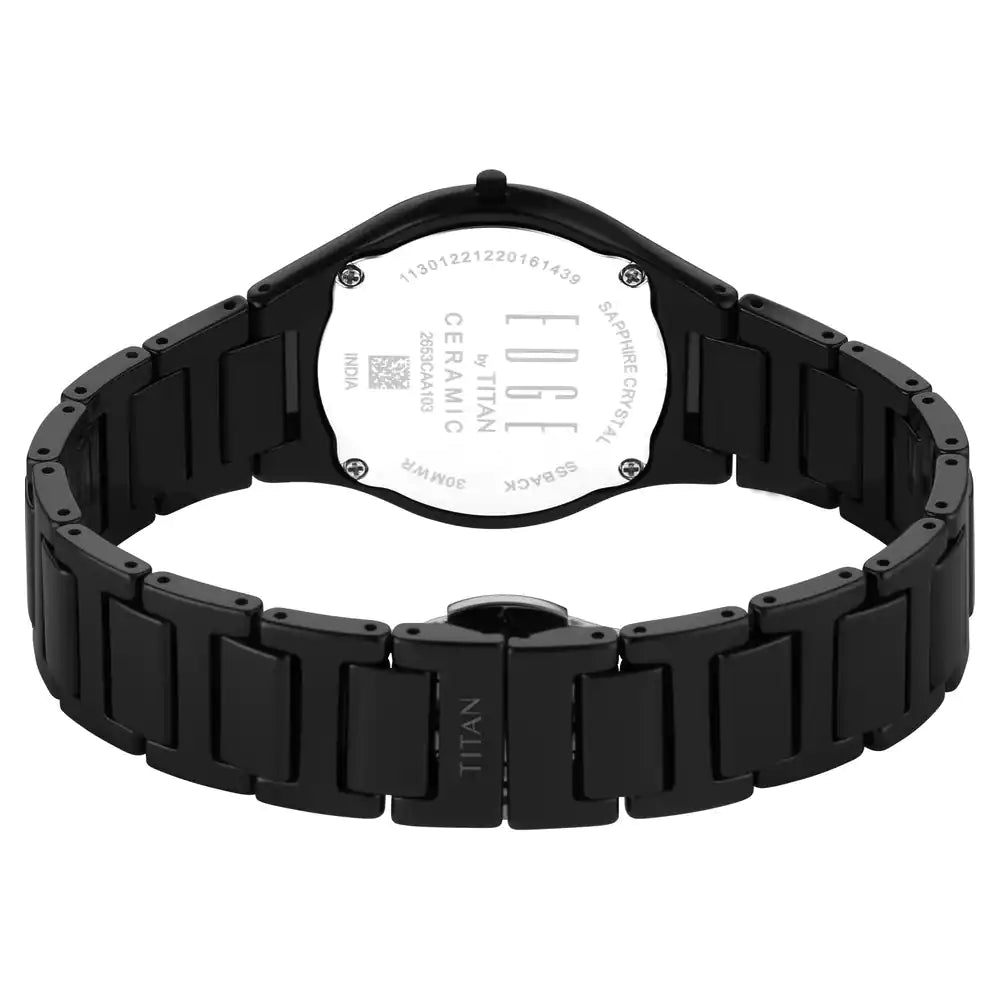 Titan Edge in Ceramic - Slimmest Watch 2653NC01 / NS2653NC01 - KRISHNA WATCH COMPANY