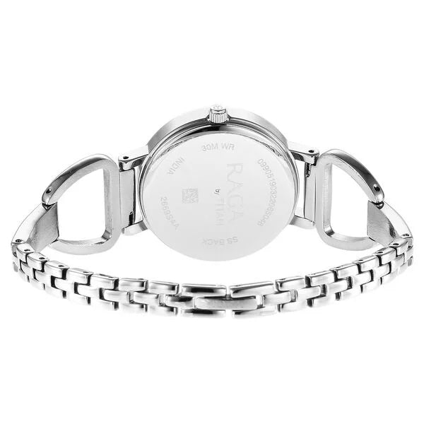 Titan Raga Viva Silver Analog Date Metal Strap watch for Women ns2669sm01 / 2669sm01 - KRISHNA WATCH COMPANY